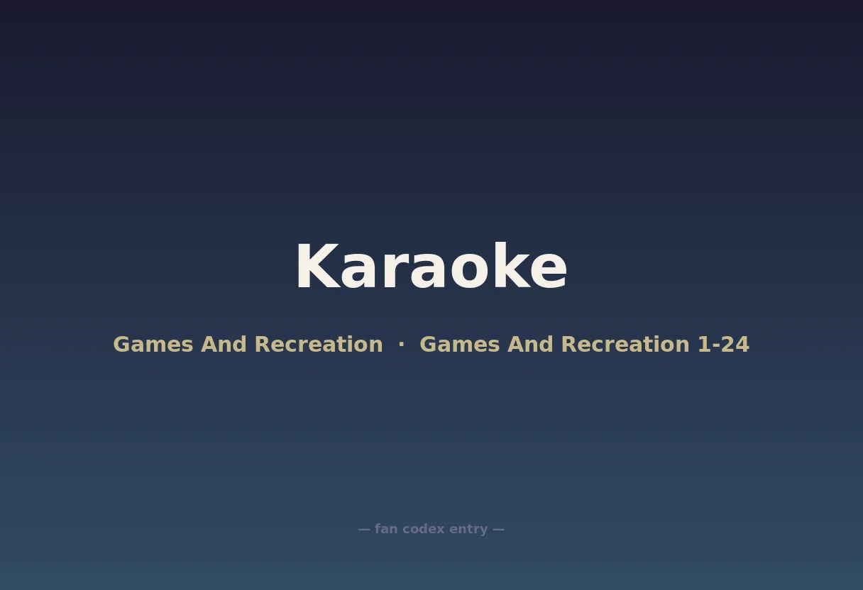 Karaoke