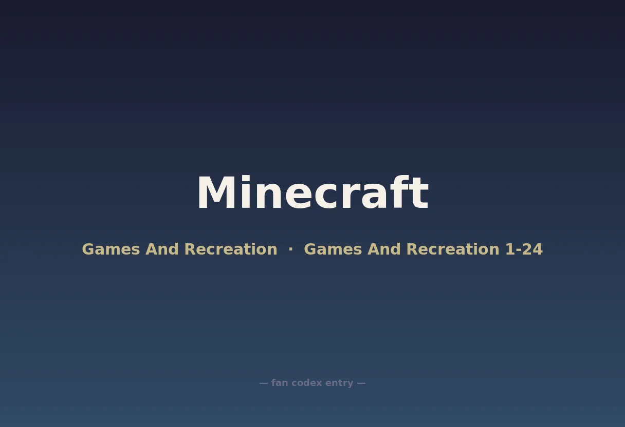 Minecraft