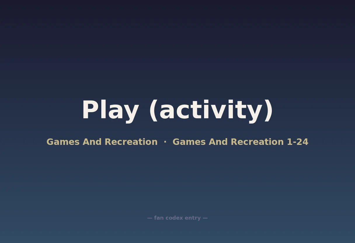 Play (activity)