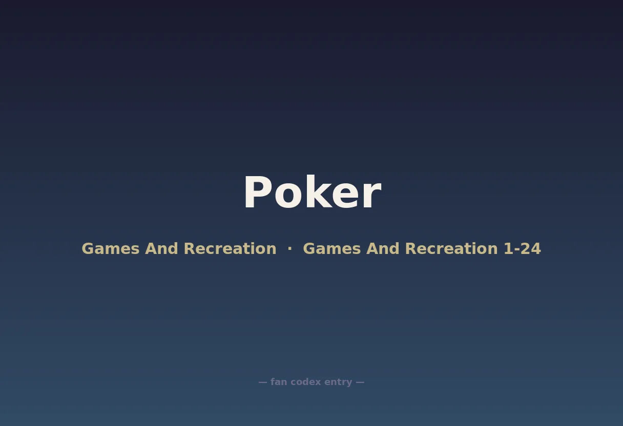Poker