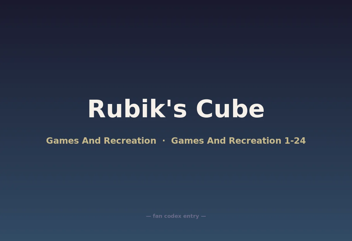 Rubik's Cube